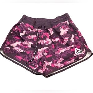 Reebok Women's Pink Camo Shorts